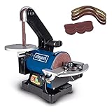Scheppach BTS700 Band & Tellerschleifer Set | Inkl. 12-teiliges Schleifset (3x Schleifband / 9x...