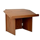 uyoyous Podium für die Kirche klappbarer Notenständer mit Buchständer tragbares Design aus Holz...