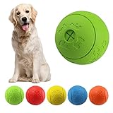 MEKEET Hundeball Snackball Hundespielzeug Futter Ball, Leckerli Spielzeug Ball aus Gummi ungiftig...