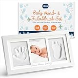 Niimo® Baby Abdruckset - Tintenlos & 100% Babyfreundlich, Handabdruck & Fußabdruck Baby Geschenk...