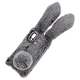 ELAYARD Plüsch Hase Handyhülle für Weiches TPU Material Flauschiges Kaninchenfell Stoßfest...