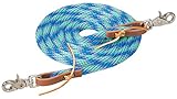 Weaver Leder Poly Roper Zügel, Mint/Lavender/French Blue