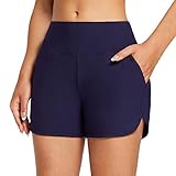 MJIQING Badeshorts Damen Damen Badeshorts mit hoher Taille, Boardshorts, Badeanzug, Badebekleidung,...