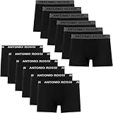ANTONIO ROSSI 12er-Pack Herren-Boxer-Hipster - Herren-Boxershorts Multipack mit elastischem Bund