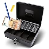 Olympia 6031 CB 770 Plus Geldkassette | Geldkasse abschließbar mit Schlüssel | Handkasse mit...