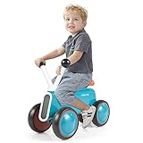 COSTWAY Baby-Laufrad für Kinder 12-24 Monaten, Lauflernrad ohne Pedal mit 4 vollständig...