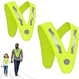 YeahBoom V-Form Reflektorweste,2 Stück V-Form Warnweste,Reflektorweste Kinder...