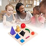 Montessori Holzpuzzle | Multifunktionales Vorschul-Lernpuzzle - Frühes Lernspielzeug Tolles...