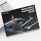 Leeres Serviceheft, Auto- und Lieferwagen-Wartungsaufzeichnungen mit mehr als 25 Jahren...