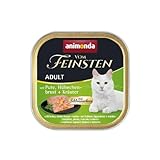 Animonda Vom Feinsten Adult Katzenfutter, Nassfutter für ausgewachsene Katzen, Schlemmerkern mit...