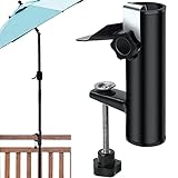 LEcylankEr Sonnenschirmständer, Sonnenschirmhalter Balkongeländer, Sonnenschirm Halterung Balkon...