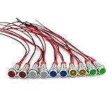 6mm Kontrollleuchte Set 12v wasserdichte Signalleuchte Auto Signallampe Widerstand Blinker...