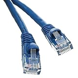 cablewholesale 's Cat. 6 A, Ethernet Patchkabel, snagless,/Molded Boot, 500 MHz blau blau 2 feet