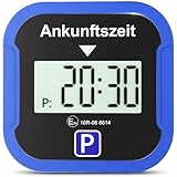 Warmfay® Elektronische Parkscheibe mit Zulassung vom KBA, Automatische Digitale Parkscheibe...