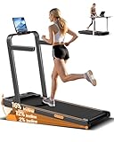 LONTEK Walking Pad Klappbar mit Steigung 10KM/H, 16% Laufband für Zuhause Klappbar mit Steigung,...