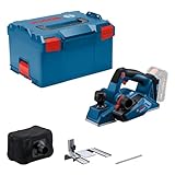 Bosch Professional 18V System Akku-Hobel GHO 18V-26 (bürstenloser Motor, inkl. Staubbeutel,...