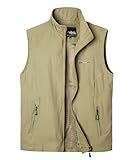 Oralidera Herren Outdoor Weste Fotografie Freizeitweste Trekking Wander Weste Sommer Nylon...