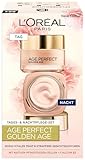 L'Oréal Paris Gesichtspflege Set, Age Perfect Golden Age, Anti-Aging Tagespflege und Nachtpflege,...