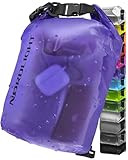 Nordlight Dry Bag 5L Wasserdichter Beutel - (Lila) Wasserdichter Packsack Mit Roll Top Verschluss...