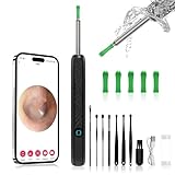 TEBOKHAD Ohrenschmalz Entferner Otoskop, 1080p HD Wifi Ohrreiniger, Ohrenreiniger Mit Kamera,...