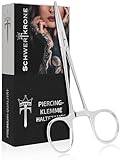 SCHWERTKRONE® Piercing Zange [ROSTFREIE QUALITÄT] - Piercing Zange zum Öffnen - Piercing Zange...
