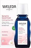WELEDA Bio Mandel Sensitiv Gesichtsöl, intensives Naturkosmetik Bio Pflegeöl gegen unreine Haut,...