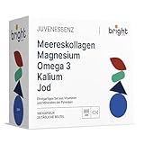 Hydrolysiertes Meereskollagen + Hyaluronsäure + Chelatiertes Magnesium + Omega-3 + Kalium + Jod –...