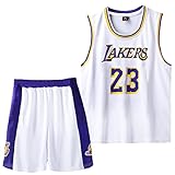 MEEHYRE Kleine Jungen 2er-Set Basketball Trainings Jersey and Pants, Basketball Kleidung...