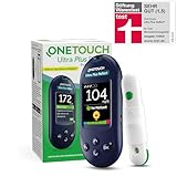 OneTouch Ultra Plus Reflect® Blutzuckermessgerät (mg/dl) I 1 Messgerät, 10 Teststreifen, 10...