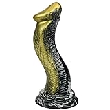 21.6cm Monster Dildo mit Saugnäpfen Schlange Analdildo Realistischer Dildo schwarze goldene Cobra...