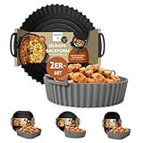 GOURMETmaxx BY KITCHBO Silikon-Backform 2er Set rund ⌀20cm, 5cm Höhe für fast alle...