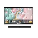 SYLVOX Outdoor TV mit Soundbar, 65 Zoll Smart TV wasserdichte Outdoor Fernseher, 4K Fernseher für...