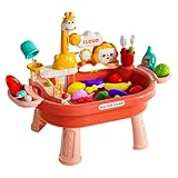 Aquatischer Aktivitätstisch für Kleinkinder, Sand- und Wasserspielzeug, Rollenspiel, Küche, mit...