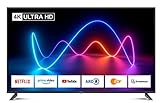 DYON Movie Smart 55 XT-2 80 cm (55 Zoll) Fernseher (4K Ultra-HD Smart LED TV, HD Triple Tuner, Smart...