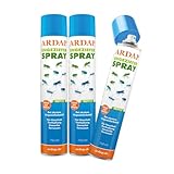 3 x ARDAP Repell Ungezieferspray 750ml - Insektenspray bei akutem Ungezieferbefall - Abwehrend bei...