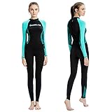 Dive Skins Ganzkörper-Badeanzug, Neoprenanzug, Tauchanzug, Rashguard, Tauchanzug für Damen,...