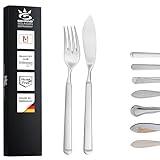 SOLINGEN| Gehring Fischbesteck - Fischmesser & Fischgabel | Made in Germany, Set für 6 Personen, 12...