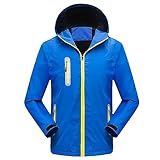 Winterjacken für Herren mit Kapuze, leichter Windbreaker, Outdoor-Regenmantel, winddicht,...
