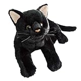 PW TOOLS Schwarze Katze Plüschtier, Schwarze Katze Plüschtier, Niedliches Plüschkätzchen...