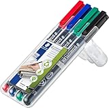 STAEDTLER permanenter Universalstift Lumocolor, wisch- und wasserfest, sekundenschnell trocken,...