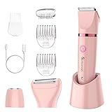 Scttomon Elektrische Bikini Trimmer Rasierer Set für Frauen Körperhaartrimmer Nass/Trocken Lady...