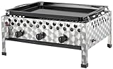 tepro Gasgrill Wurstbräter mit Grillpfanne, 3 Edelstahl-Brenner je circa 4 kW, Grillfläche circa...