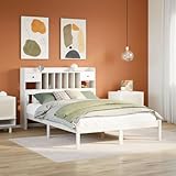 DYRJDJWIDHW kopfteil Bett metallbett bettrahmen bettBettgestell ohne Matratze Grau 120x190 cm...
