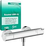 hansgrohe Ecostat 1001 CL - Duschthermostat Aufputz, Duscharmatur mit Sicherheitssperre (SafetyStop)...