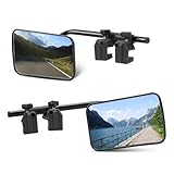 Orifesio 2 Stück Wohnwagenspiegel Universal, Verstellbarer Wohnwagen Spiegel Auto, Außenspiegel...