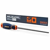 Presch Holzraspel Rund 200mm - Hochwertige Raspel mit umlaufendem Hieb H2 für die Bearbeitung von...