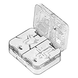Tablettenteiler | Tragbarer Tablettenhalter - Tägliche und wöchentliche Medikamentenaufbewahrung...
