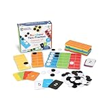 Learning Resources LER6641 Regenbogen Set, ab 5 Jahren, 10 verbindbare Zehner-Rahmen und Zähler,...