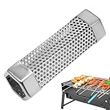 Weqizuerqi Räucherrohr – Grillen Räucherrohr Edelstahl | -infundiertes Grillzubehör...
