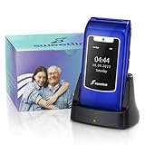 SweetLink F2PLUS Seniorenhandy Klapphandy ohne Vertrag mit großen Tasten Handy, GSM Flip...